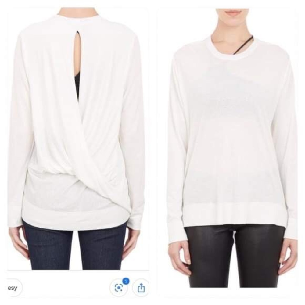 Helmut Lang Shirt with Twisted Draping